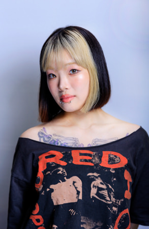 韓国風ヘアメイク